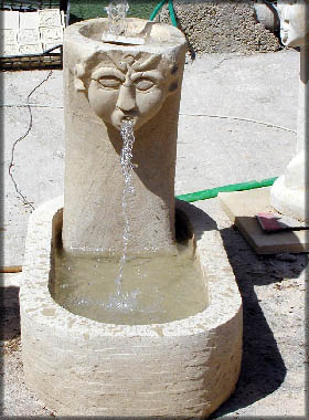 Stone fountain