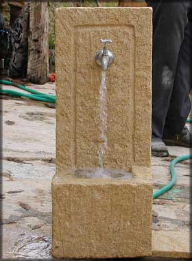 Stone fountains