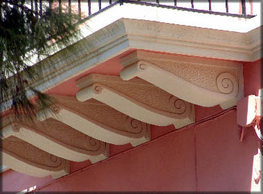 Coating for a stone canopy