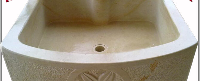 Stone sinks for double bowl kitchen