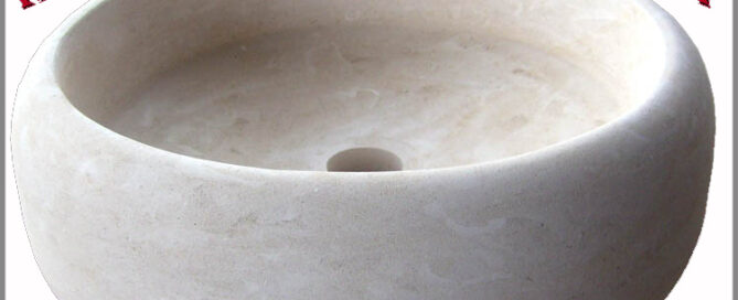 Corner stone sink