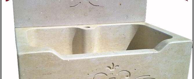 Stone sinks for countertop kitchens