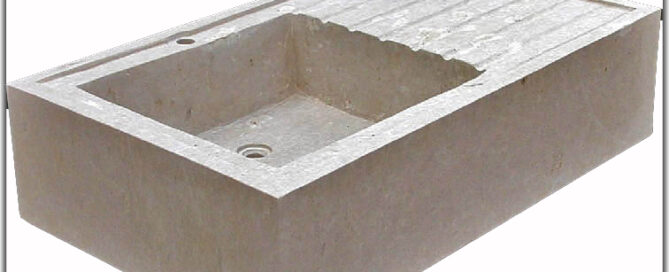 Stone kitchen sink
