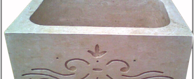 Used stone sink.
